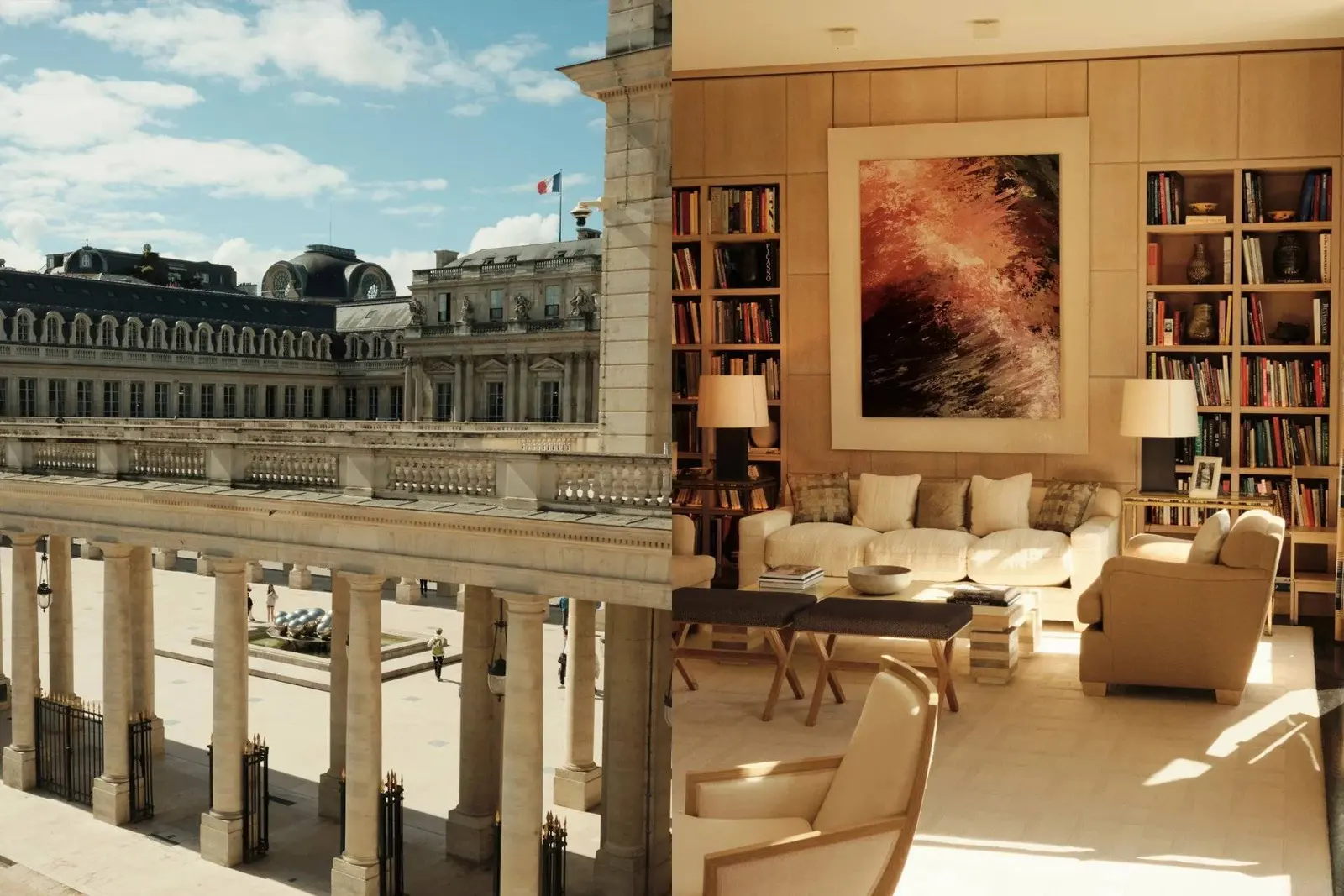 Comme une œuvre d’art sur le jardin du Palais-Royal